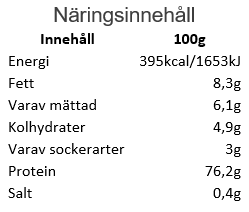Whey-80 Vassleprotein 1 kg. Vanilj