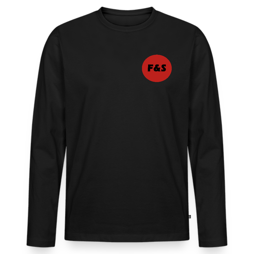 F&S långärmad t-shirt - black