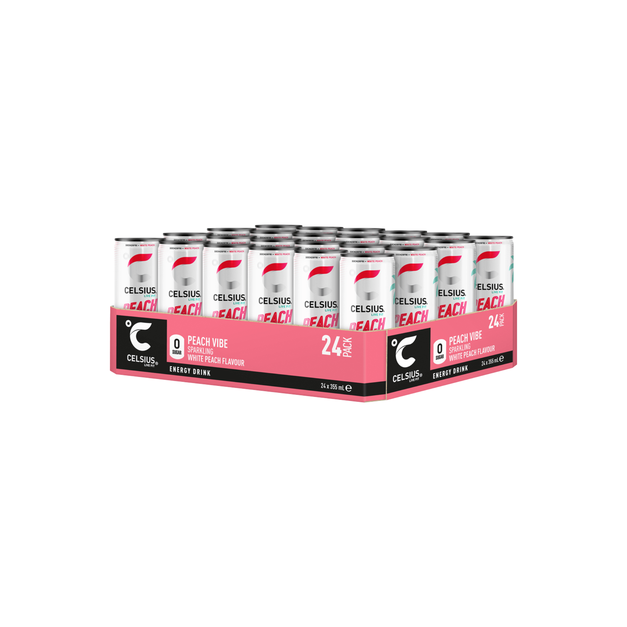 Celsius Peach Vibe. Flak - 24st