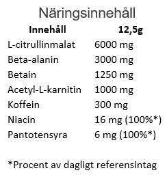 Ultimate PWO 275 g Citrus Elderflavour