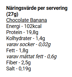 Vegan Protein Deluxe Chocolate Banana - 750g