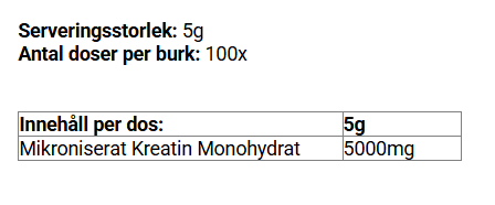 Creatine Monohydrat 500g