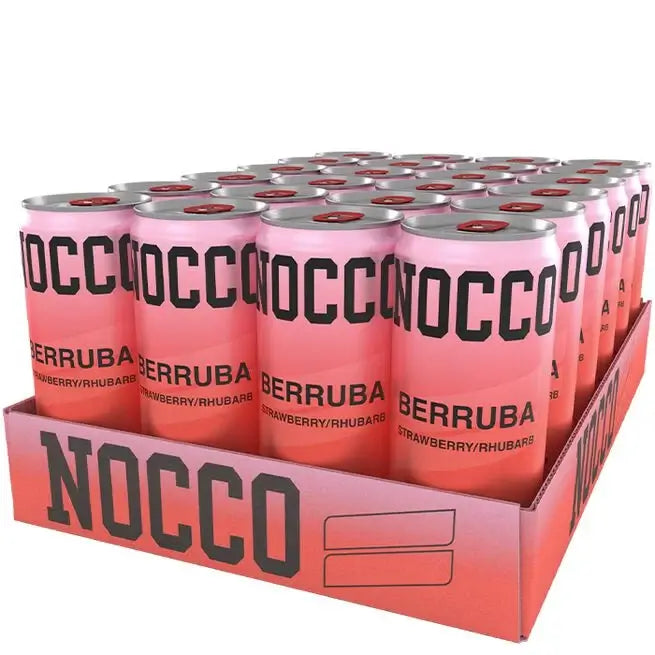 Nocco Berruba Strawberry/rhubarb (flak 24st)